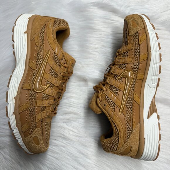 Nike P-6000 SE Flax Metallic Gold Sail Mens HF0015-201 NEW Sz 9 - Picture 4 of 4